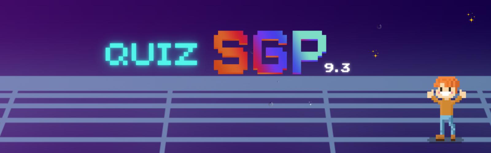 Quiz SGP termina dia 02 de novembro Quiz SGP termina dia 02 de novembro
